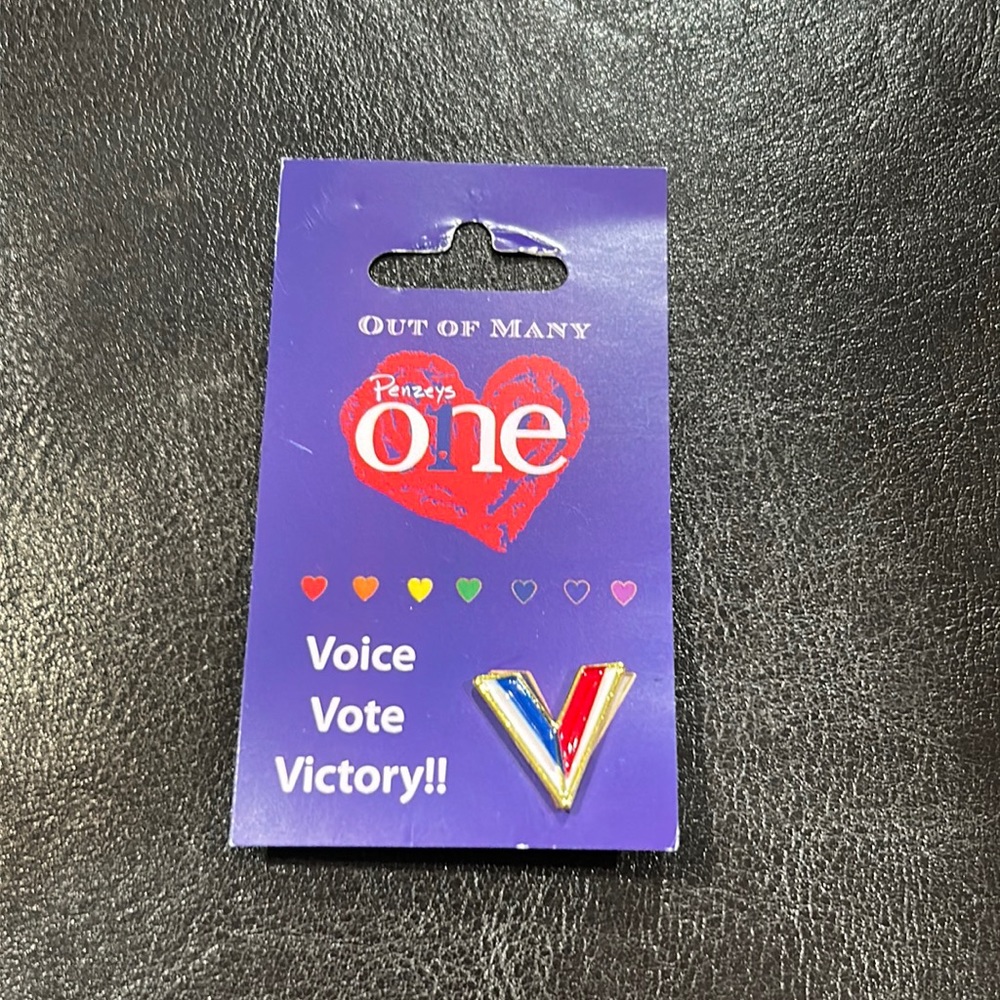 Penzey’s Spices Voice Vote Victory Pin